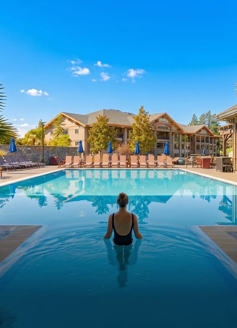 The pool at Bear Mountain
